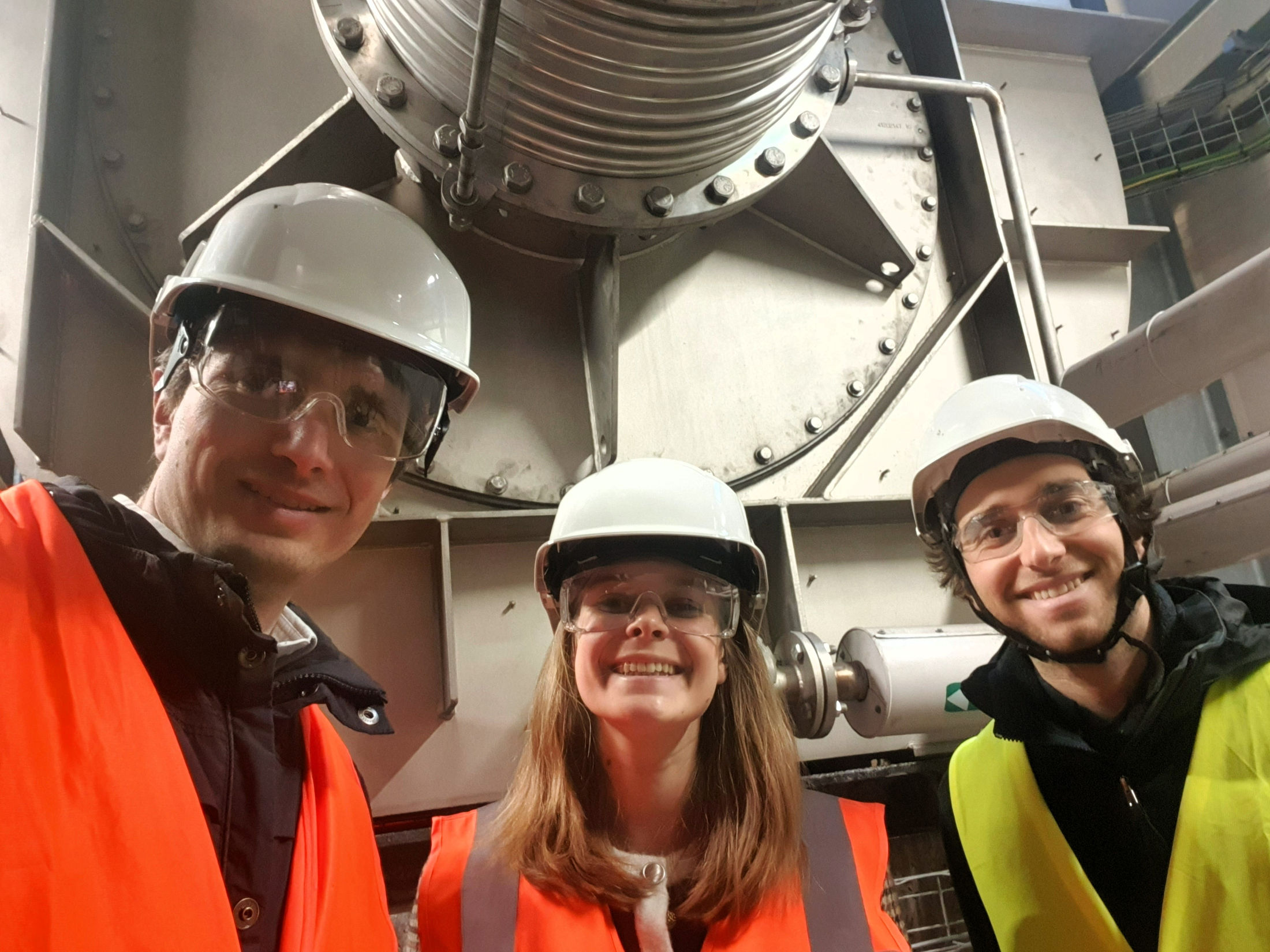 Équipe Exergia sur le terrain pour structurer un projet industriel