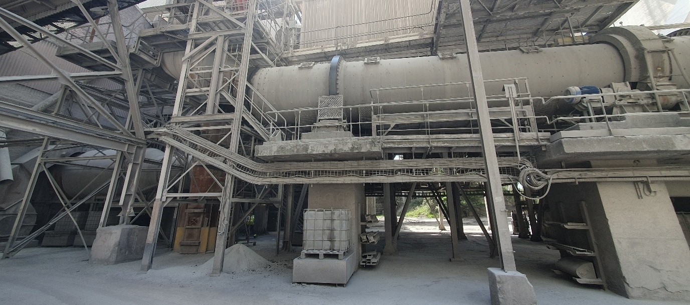 Sécheur industriel existant sur site d’industrie lourde